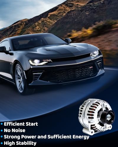 WorldCraft 12V 150A Alternator for Chevy Silverado Tahoe Sierra Yukon V8 - size: 0-124-525-072