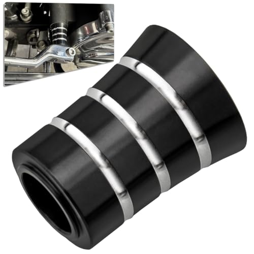Heel Shifter Eliminator Spacer Shift Shaft Lever Delete Cover Compatible with Harley CVO Road King Electra Street Tri Tour Glide Freewheeler (Eliminator-Craving Black) - color: Eliminator-Craving Black