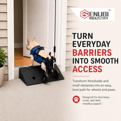 Curb Ramp Portable Lightweight Heavy Duty Plastic Threshold Ramp for Driveway, Loading Dock, Sidewalk, Car, Scooter, Bike, Motorcycle - size: 4.25" 1PCS