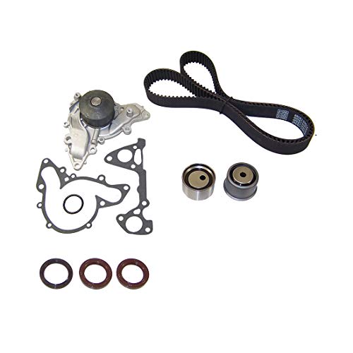 DNJ TBK133WP Timing Belt Kit with Water Pump for 1997-2012 Mitsubishi Diamante, Eclipse, Endeavor 3.5L-3.8L V6 24V SOHC 3497cc