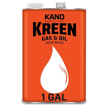 Kroil Kreen Gas & Oil Treatment - Engine Cleaner Additive - Improves Compression, Reduces Oil Use & Removes Carbon Deposits - for Gas & Diesel - Can - 1 gal - 1 Pack (KR011)