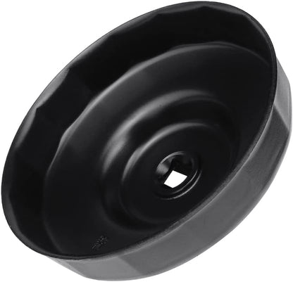 93mm 15 Flutes Oil Filter Wrench for Dodge Ram Cummins Oil Filters, Steel Oil Filter Socket Removal Tool for 5.9/6.7 Cummins Diesel