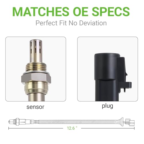 O2 Oxygen Sensor Upstream Compatible with Ford F-150 Mustang Aerostar E-150 E-250 Econoline Thunderbird Taurus & Lincoln Continental & Mazda B2300 & Mercury Cougar Sable Tracer # 250-23002 25023002 - size: 23002