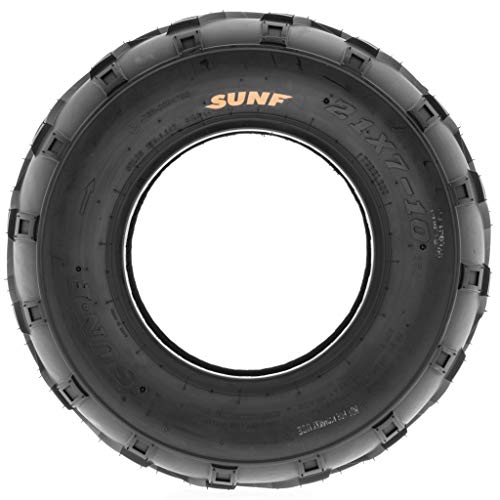SunF A004 ATV Golf Carts Off-Road Tire 16x7-8, 6 PR, Track & Trail, Tubeless - size: 16x7-8