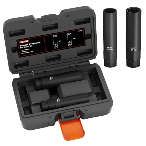 2-Piece 6 & 7 Wheel Lock Removal Kit, Spline Lug Nut Removal Tool - size: 6 & 7 Spline