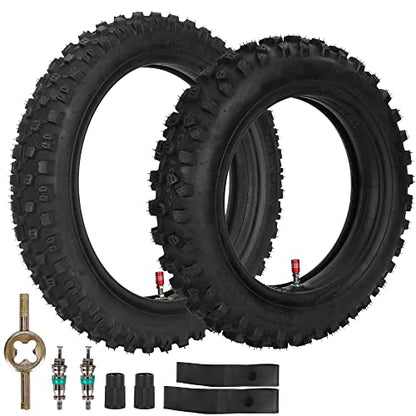 Front 2.75-12 Rear 3.00-10 Tire and Inner Tube for CRF70 CRF110 DRZ110