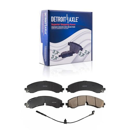 Detroit Axle - Rear Brake Kit for 2020-2024 Chevy Silverado 2500 3500 HD - size: 6PR56030/KIT
