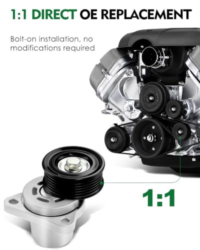 Belt Tensioner Assembly with Pulley for:-Mazda 3 2010-2013 - size: 39074