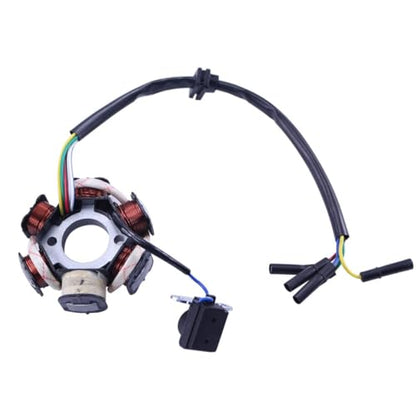 PRO BAT 6 Coil Pole Magneto Flywheel Stator - size: 6 Coils 5 Wires Stator Magneto with Detached Plug