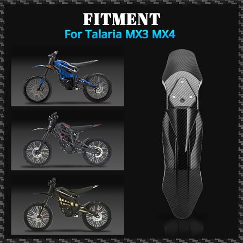 CHANGCHENG Motorcycle Front Fender Mudguard for Talaria Yozma In10 - color: Carbon Fiber Pattern