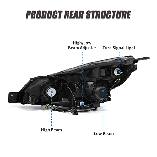 for 2010-2014 Subaru Legacy & Subaru Outback Halogen Headlight