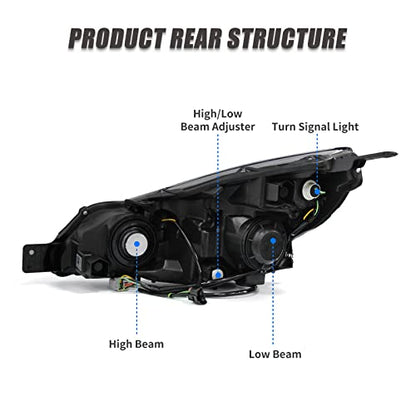 for 2010-2014 Subaru Legacy & Subaru Outback Halogen Headlight