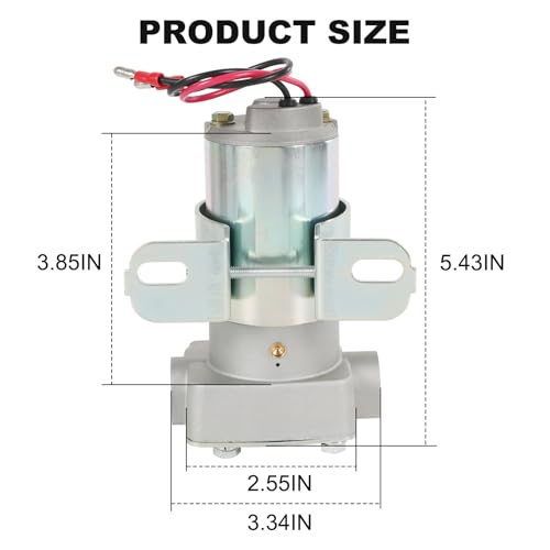 140 GPH Electric Fuel Pump 3/8" NPT Inlet & Outlets - size: 140 GPH