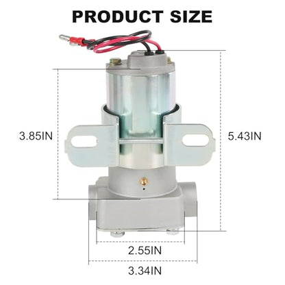 140 GPH Electric Fuel Pump 3/8" NPT Inlet & Outlets - size: 140 GPH