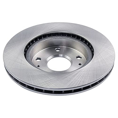 TRQ Front and Rear Brake Pad and Rotor Set Ceramic Vented Solid Rotors - style: BKA19659