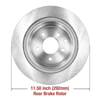 HUSCH Brake Kit Ceramic Brake Pads and Brake Rotors Fit for Nissan 350Z - size: 31349+D905