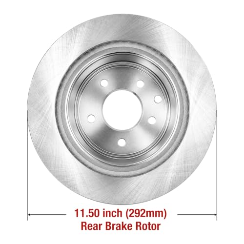 HUSCH Brake Kit Ceramic Brake Pads and Brake Rotors Fit for Nissan 350Z - size: 31349+D905