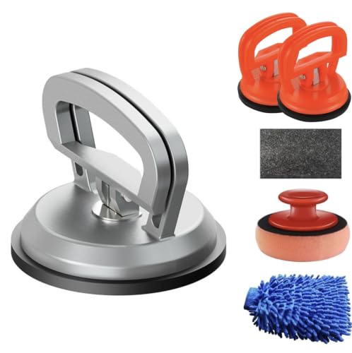 Aluminum Car Dent Puller Kit, Heavy Duty Dent Remover Tool for Car, Car dent Repair kit, Suction Cup Dent Puller, Dent Puller Kit Auto Body Dent Remove, Car Dent Suction Puller