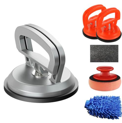 Aluminum Car Dent Puller Kit, Heavy Duty Dent Remover Tool for Car, Car dent Repair kit, Suction Cup Dent Puller, Dent Puller Kit Auto Body Dent Remove, Car Dent Suction Puller