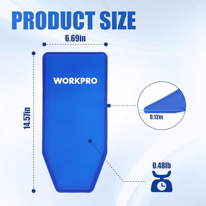 WORKPRO Flexible Silicone Oil Funnel for Automotive Use, Blue - color: Blue