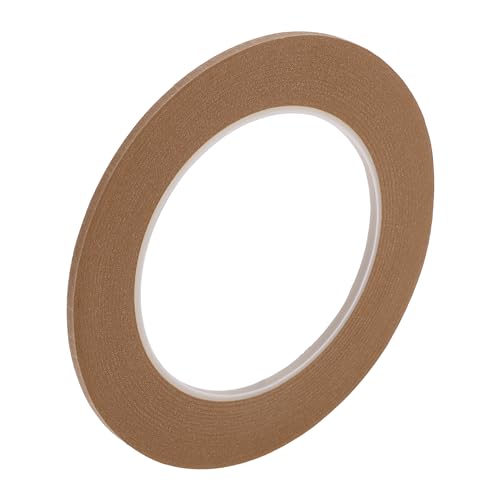 Masking Tape, 0.1 Inches x 32.8 Yards DIY Car Auto Paint Painters Tape Brown, 1 Pc - color: Brown, size: 0.1 Inches x 32.8 Yards