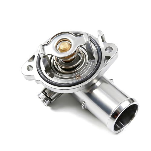902-3036 Upgrade Aluminium Engine Coolant Thermostat Housing Assembly Replacement for 2011-2017 Chrysler 200 |2011-2014 Dodge Avenger |Ram C/V ProMaster 1500 2500 3500 |Engine -OE# 5184570AH