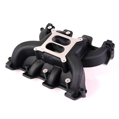 300-130 LS Cathedral Port Carb Intake Manifold for LS1 V8 Black - size: LS1 LS2 LS6 Black