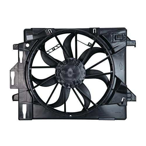 TYC 621860 Cooling Fan Assembly Compatible with 2008-2016 Dodge Caravan/Grand Caravan