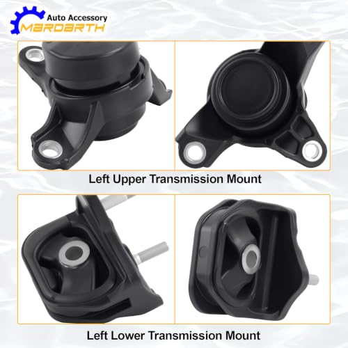 Engine Motor Transmission Mount for 08-12 Accord V6 3.5L 5PCS Auto - size: 08-12 3.5L V6
