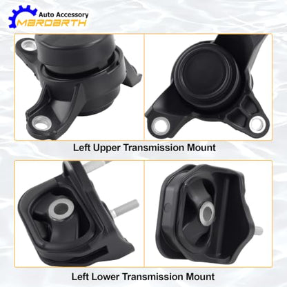 Engine Motor Transmission Mount for 08-12 Accord V6 3.5L 5PCS Auto - size: 08-12 3.5L V6