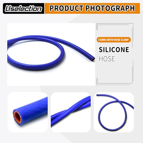 1/2" ID-10Ft(ID 12mm) Heater Hose Enhanced Double Reinforcement - color: Blue, size: 1/2" ID-10Ft(ID 12mm)