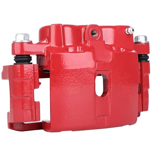 SCITOO Front Right/Rear Left Disc Brake Caliper With Bracket 18-B4728 Red - size: Front Passenger[18-B4728]