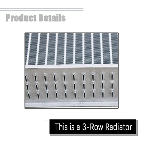 3-Row Radiator Compatible For 1973-1987 Chevy GMC C/K K5 Blazer C10 C20 C30 305 350 454 V8 Pickup Aluminum Radiators - size: 3-Row