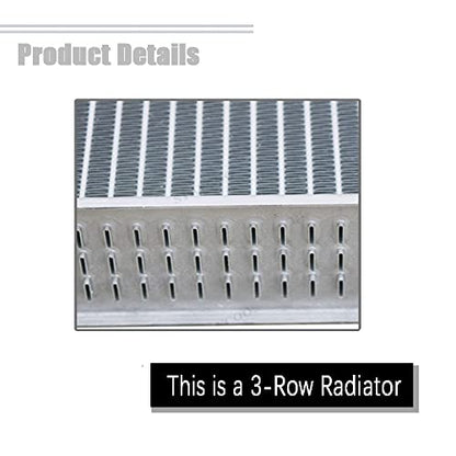 3-Row Radiator Compatible For 1973-1987 Chevy GMC C/K K5 Blazer C10 C20 C30 305 350 454 V8 Pickup Aluminum Radiators - size: 3-Row