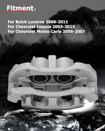 cciyu Front Left & Right Disc Brake Calipers With Bracket 18B4988 18B4989 - size: Front[18B4988+18B4989 ]