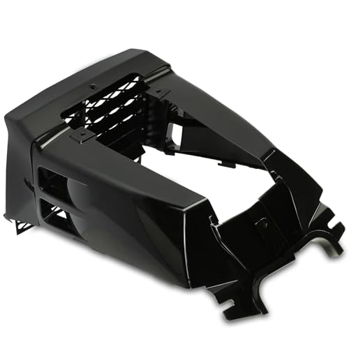 ATV Front & Rear Fender + Radiator Cover & Grille + Gas Tank Side Cover - for Yamaha Banshee YFZ350/SE/LE/SP ATV Replacement Parts & Accessories - Complete Glossy Black Body Plastic Cover Repair Kit