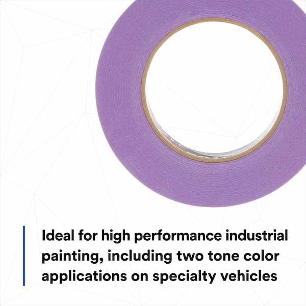 3M 501+ High Temperature Masking Tape, Purple, 1.89 in x 2.15 in
