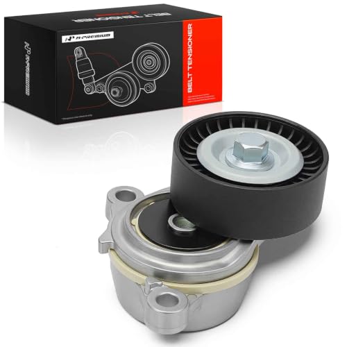 A-Premium Belt Tensioner Assembly with Pulley Compatible with Ford, Lincoln