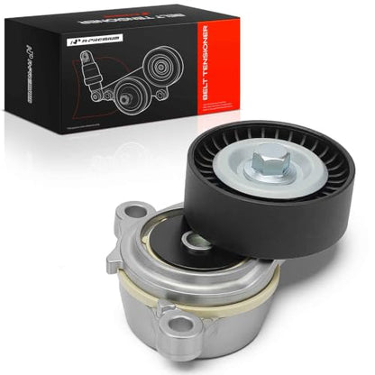 A-Premium Belt Tensioner Assembly with Pulley Compatible with Ford, Lincoln