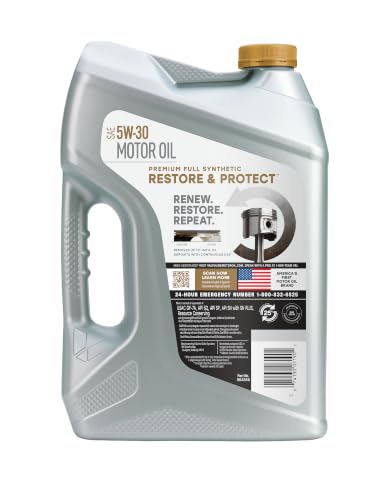 Valvoline Restore & Protect Full Synthetic 5W-30 Motor Oil 5 Quart - size: 5 QT, style: Restore & Protect