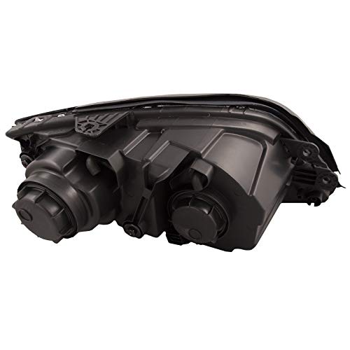 HEADLIGHTSDEPOT Chrome Housing Halogen Headlight Compatible with Kia Sorento 2007-2008 Includes Left Driver Side Headlamp