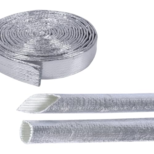 Automotive Heat Shield Sleeve 1/2inch-22ft High Temp Sheathing Roll - size: 1/2"-22ft