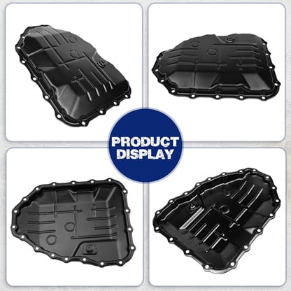 Transmission Oil Pan with Drain Plug, Fit for Hyundai Elantra 2007-2012, Kia Soul 2010-2011, Spectra 2004-2009, 4-Speed Auto Transmission, OE 265-812, 265812, 4528023000, 4528023001, 103212 - size: 265-812