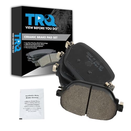 TRQ Rear Brake Pads Ceramic - color: Ceramic, size: BFA11066