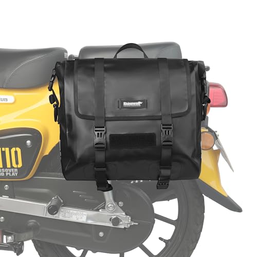 Rhinowalk Motorcycle Saddlebags, Waterproof Saddlebags, Quick Release 15L Single Side Hanging Bag Motorcycle Accessories - size: 15L