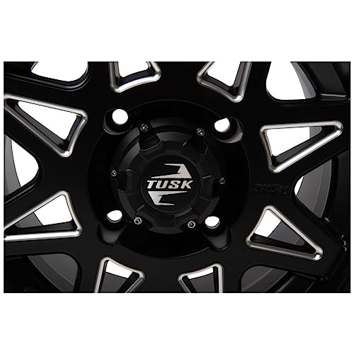 4/137 Tusk Tintic Wheel 14x7 5.0 + 2.0 Milled/Black For ARCTIC CAT Stampede 2020