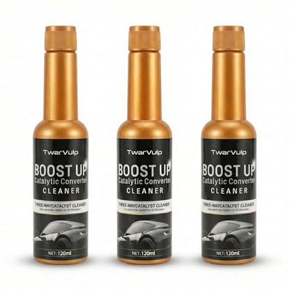 Catalytic Converter Cleaner Catalytic System Cleaner Additive for Gas & Diesel Vehicles, Routine Maintenance Treatment, Supports Smooth Engine Operation, Easy Pour-in, 3 Pack 120ml - size: 3 Pack