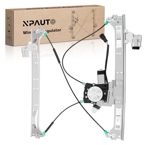 Front Passenger Side Power Window Regulator with Motor fit for 2002-2009 Chevy Trailblazer EXT, GMC Envoy XL XUV, 2004-2007 Buick Rainier, 2003-2008 Isuzu Ascender, Olds Bravada, Saab 9-7X, Right - style: Front Passenger Side