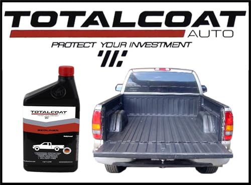 Roll On Bedliner White, Durable Truck Bed Coating Protects from Rust, Corrosion and Scratches; Easy to Apply Trucks, Cargo Vans, Box Trucks (4 Quarts, Roller, Tape Kit) - color: White