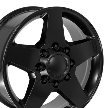 OE Wheels CV91B 20x8.5 Satin Black 5503 8x180 Rim - color: Satin Black